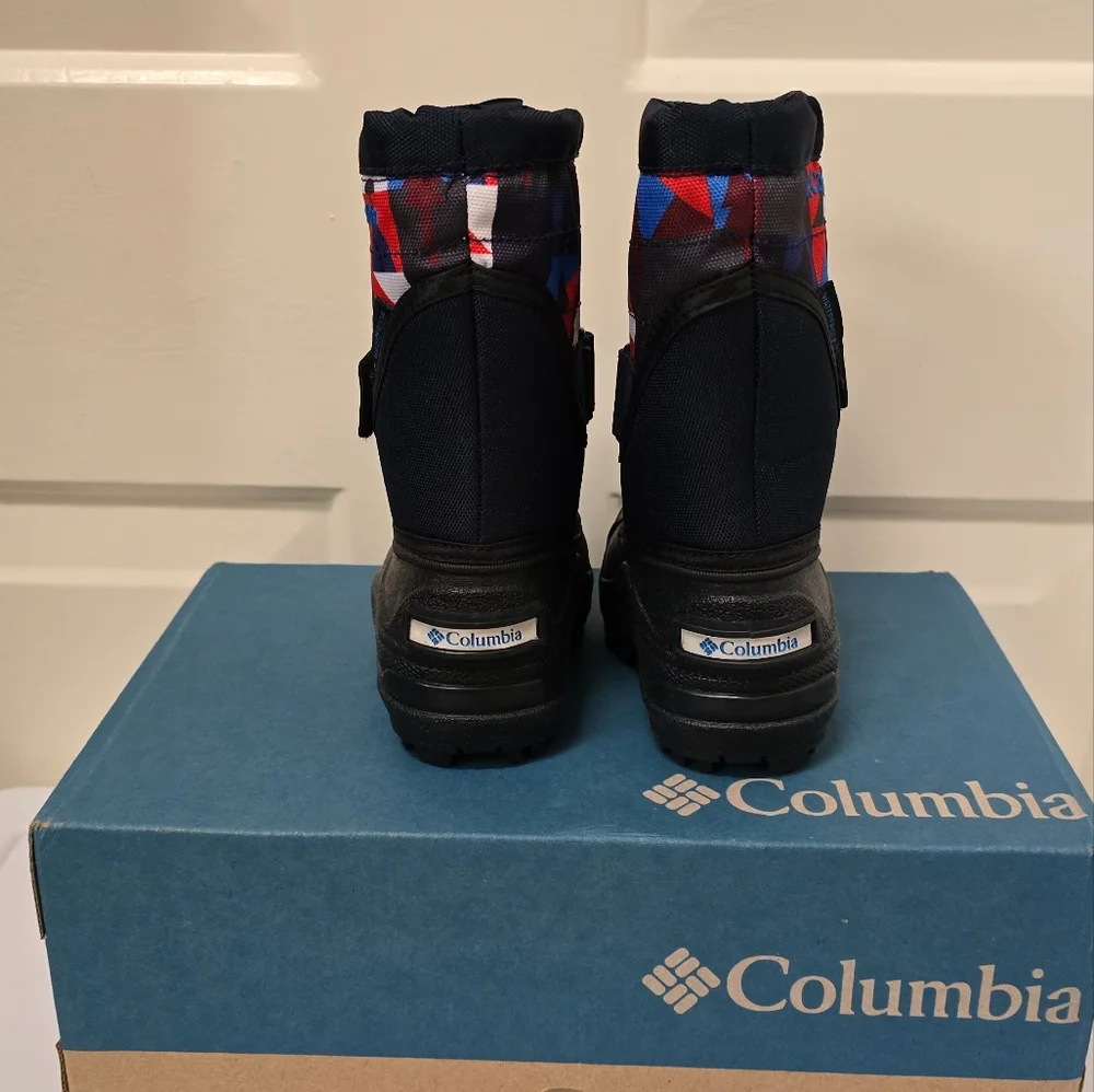 Columbia 4T Powderbug plus II print boots 200g insulation-NIB